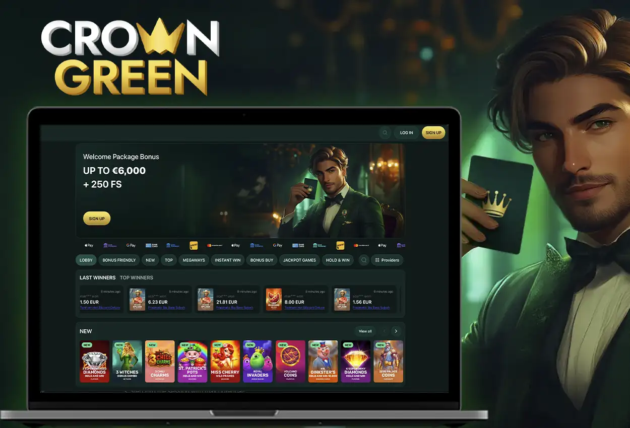 CrownGreen Casino Ireland: Official Website & Real Money Slots