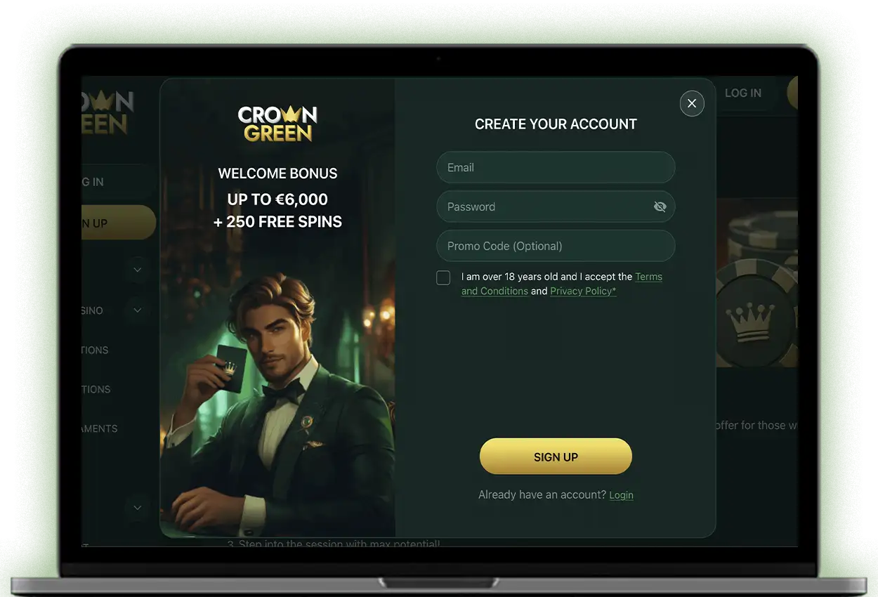 CrownGreen Promo Codes Ireland: Exclusive Bonus Codes & Coupons
